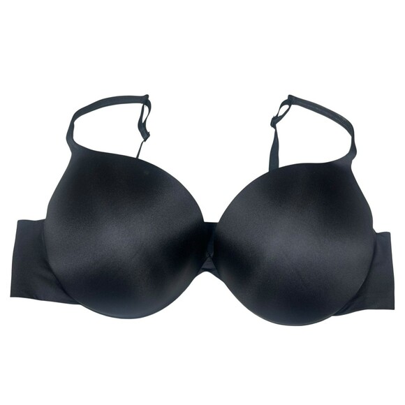 Skims Ultimate Teardrop Push-Up Plunge Bra 44C Black Seamless Lift & Smooth Fit - Picture 2 of 9